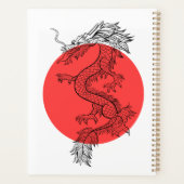 Dragon chinois rouge et blanc (Dos)