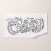 Dragon chinois traditionnel (Serviette à main)