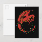 Dragon Christmas Briefkaart (Voorkant / Achterkant)