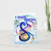 Dragon Christmas Design Kaart (Voorkant)