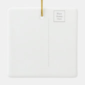 Dragon Christmas Tree Holiday Ceramic Ornament (Achterkant)