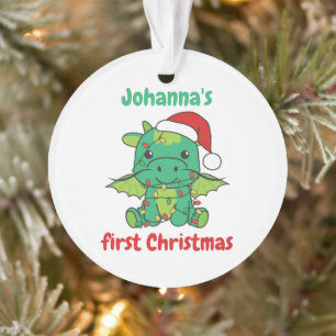 Dragon Christmas Winter Baby premier Noël