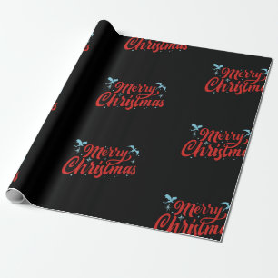Dragon Christmas Wrapping Paper Cadeaupapier