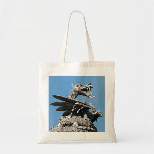 Dragon, City Hall Cardiff, Wales, Verenigd Koninkr Tote Bag (Voorkant)