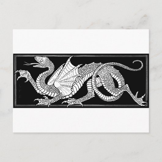 dragon-clipart-9- briefkaart (Voorkant)