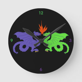 Dragon Clock Ronde Klok