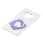 dragon coeur pervenche sur fond blanc (Devant Angle)