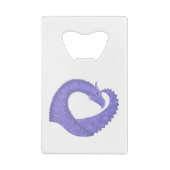 dragon coeur pervenche sur fond blanc (Dos)