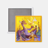 Dragon Cookout Magnet Magneet (Voorkant / Achterkant)