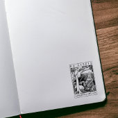  Dragon Custom Ex Libris Library Boek Rubberstempel