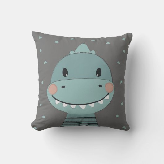 Dragon Cute Cartoon Enfants Coussin bébé (Recto)