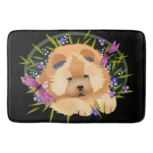 DRAGON DANCE chow puppy crate/badmat Badmat (Voorkant)