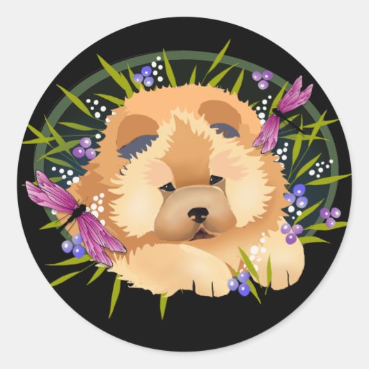 DRAGON DANCE - kies grootte/stijl vierkant sticker (Voorkant)