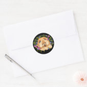 DRAGON DANCE - kies grootte/stijl vierkant sticker (Envelop)