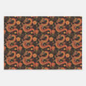 Dragon Dance Wrapping Dans Inpakpapier Vel (Voorkant)