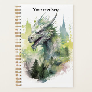 Dragon dans la forêt de pins