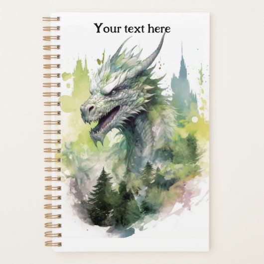Dragon dans la forêt de pins (Devant)