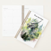 Dragon dans la forêt de pins (Devant avec enveloppe)