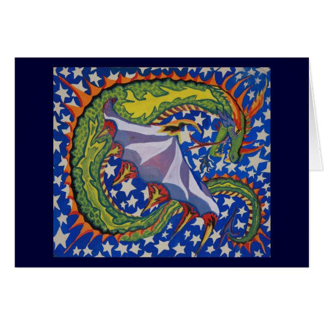 Dragon dans les étoiles (Devant horizontal)