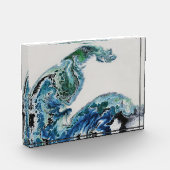 Dragon dans les Vagues – Bloc de Photo d'Océan Abs (Gauche)