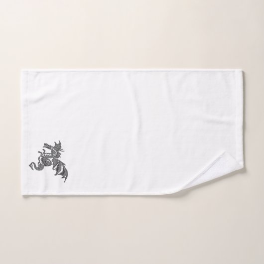 Dragon d'argent (Serviette à main)
