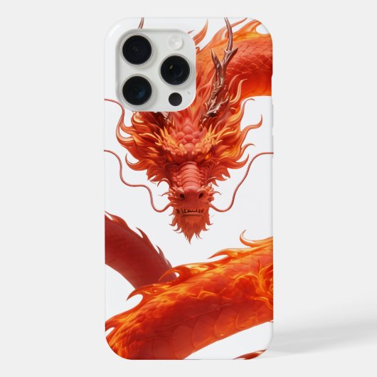 Dragon d'Art de Feu Rouge | Conception de Dragon d (Verso)