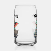 Dragon de bébé aventurier conduisant un camion ble (Gauche)