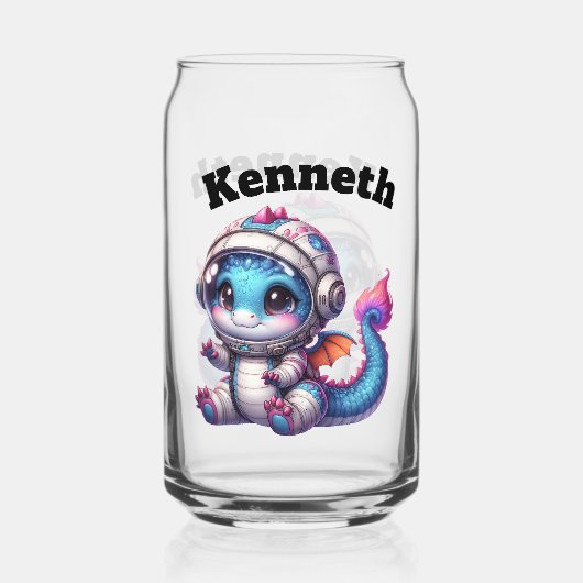 Dragon de bébé dans le casque explorant l'espace (Recto)