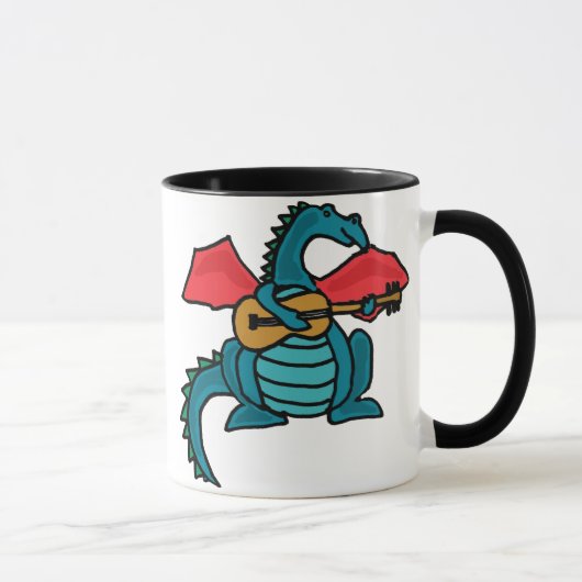 Dragon de CL jouant la tasse de guitare (Droite)