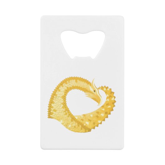 Dragon de coeur jaune sur blanc (Devant)