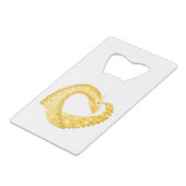 Dragon de coeur jaune sur blanc (Devant Angle)