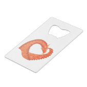 Dragon de coeur orange sur blanc (Dos Angle)