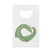 Dragon de coeur vert olive blanc (Dos)