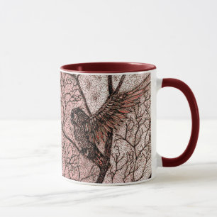 Dragon de déchets de Talkin et tasse de café de