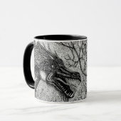 Dragon de déchets de Talkin et tasse de café de (Devant gauche)