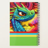 Dragon de dessin coloré (Dos)