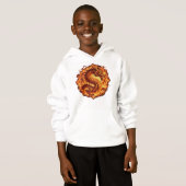 Dragon de feu orange ardent Cadeau pour hommes (Devant entier)