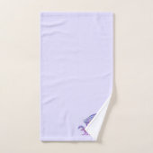 Dragon de mosaïque Extraordinaire violet (Serviette à main)