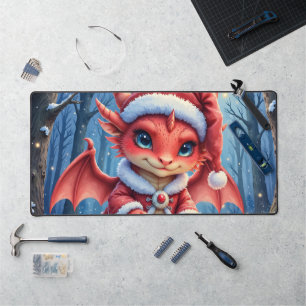dragon de Noël, trop mignon pour être arrêté,