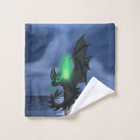 Dragon de nuit (Gant de toilette)