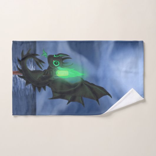 Dragon de nuit (Serviette à main)