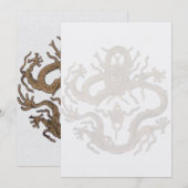 Dragon De Pékin Invitation (Devant / Derrière)