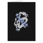 Dragon de style Chrome dans Peau de serpent noir I (Devant)