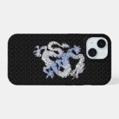 Dragon de style Chrome sur impression de peau de s (Verso Horizontal)
