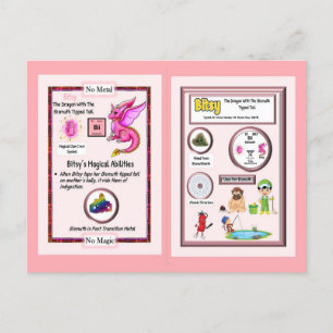 Dragon de table périodique - Carte Bismuth