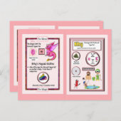 Dragon de table périodique - Carte Bismuth (Devant / Derrière)