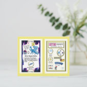 Dragon de table périodique - Carte d'azote (Debout devant)