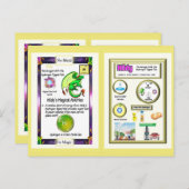 Dragon de table périodique - Carte Hydrogène (Devant / Derrière)