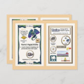 Dragon de table périodique - Carte Molybdène (Devant / Derrière)