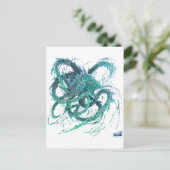 Dragon d'eau briefkaart (Staand voorkant)